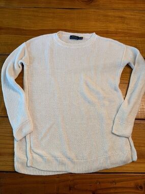 Polo by Ralph Lauren Cream Crewneck Knit Sweater - women’s